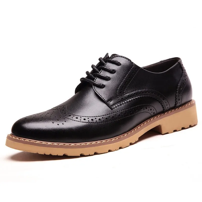 Luxury Vintage Leather British Brogues