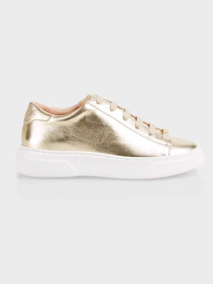 Marc Cain T Gold Leather Sneakers TB SH.06 L30 COL 400