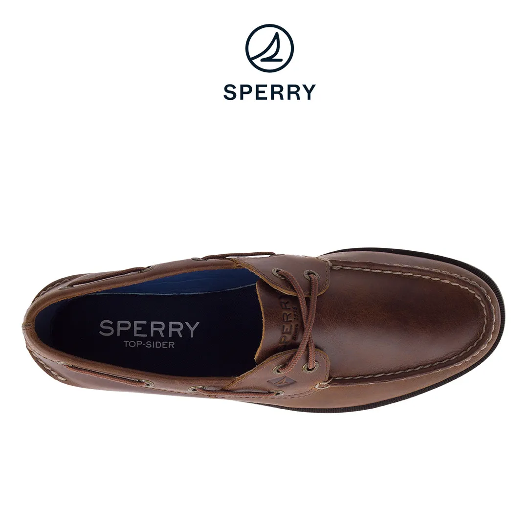 Men's Leeward Yacht Club Boat Shoes Topsider - Tan (STS18231)