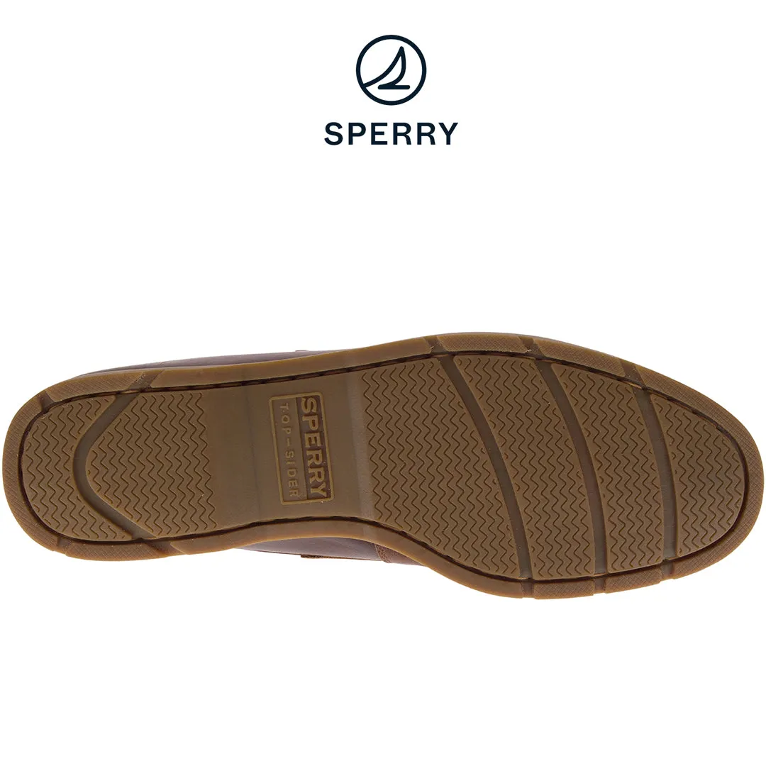 Men's Leeward Yacht Club Boat Shoes Topsider - Tan (STS18231)