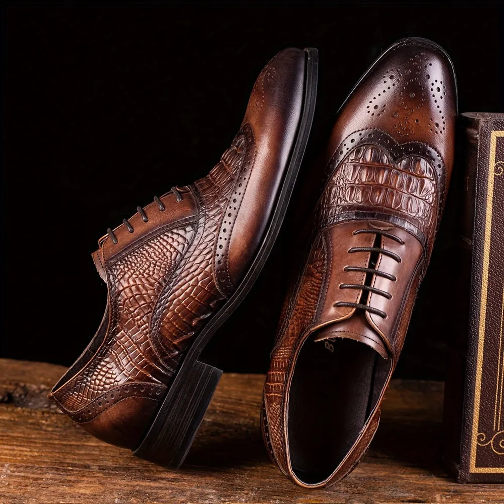 Men's Shoes For Business Office Suit |  Wingtip Oxford Brogues ✅