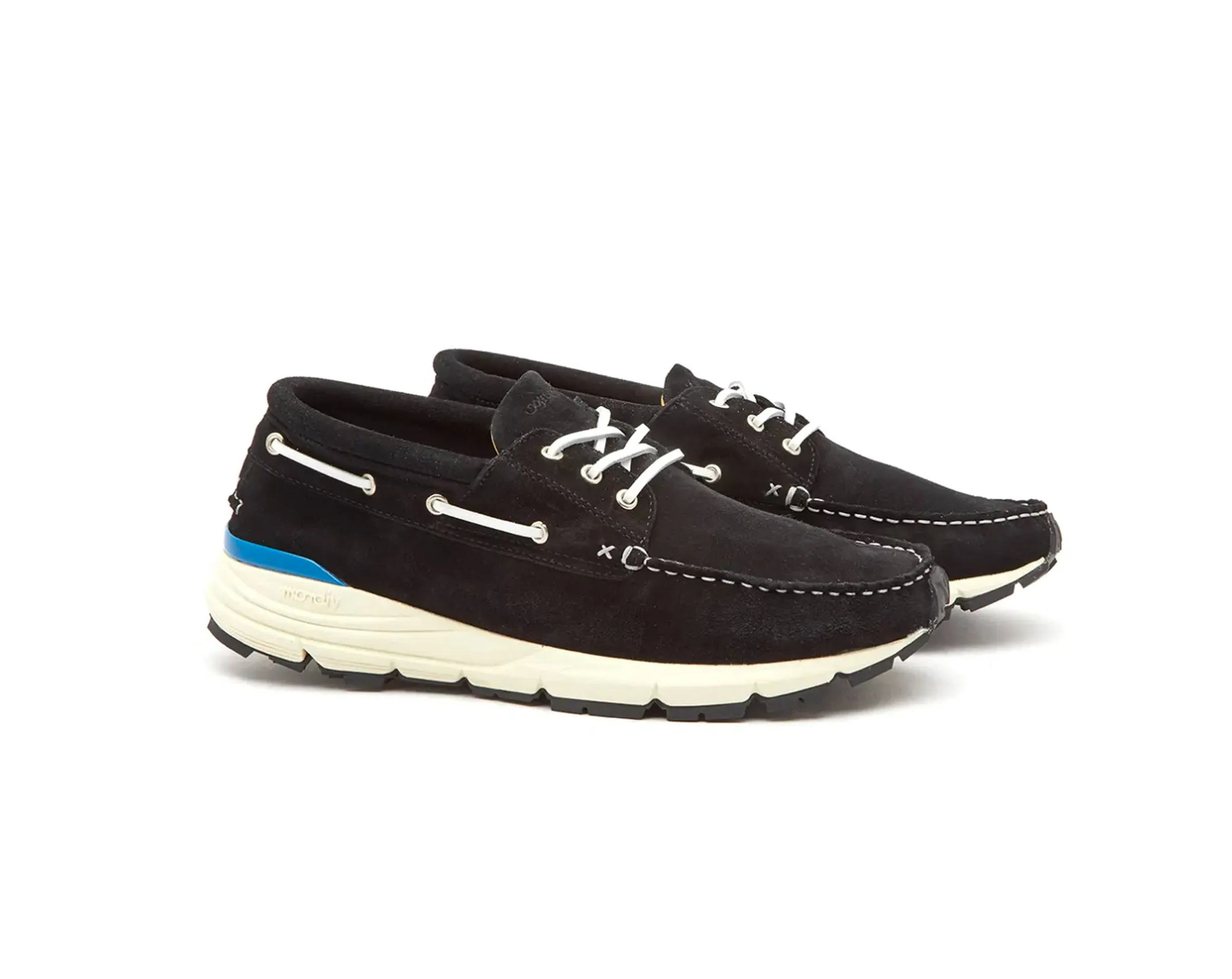 Merrimack Boat Shoe - Black Suede