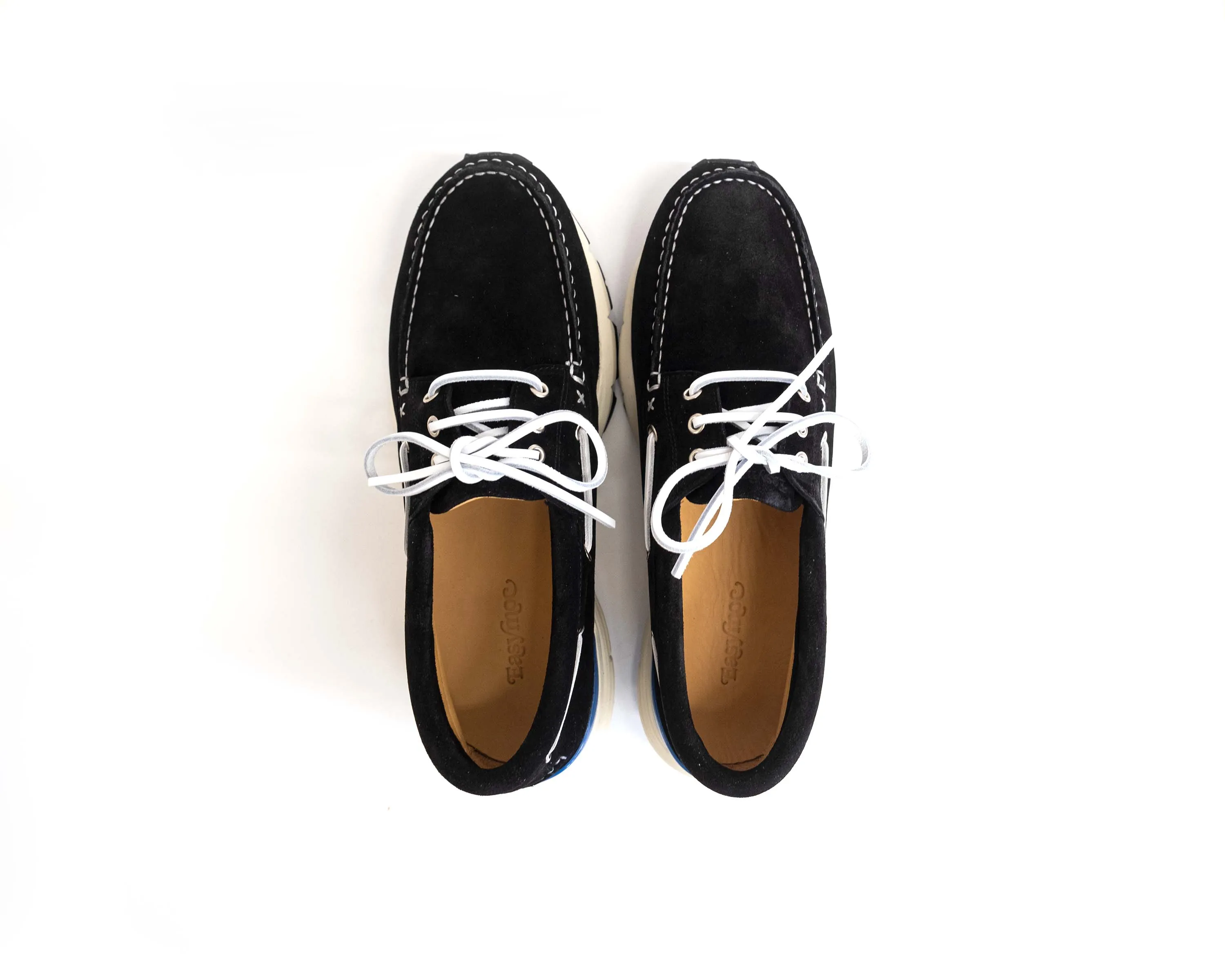 Merrimack Boat Shoe - Black Suede