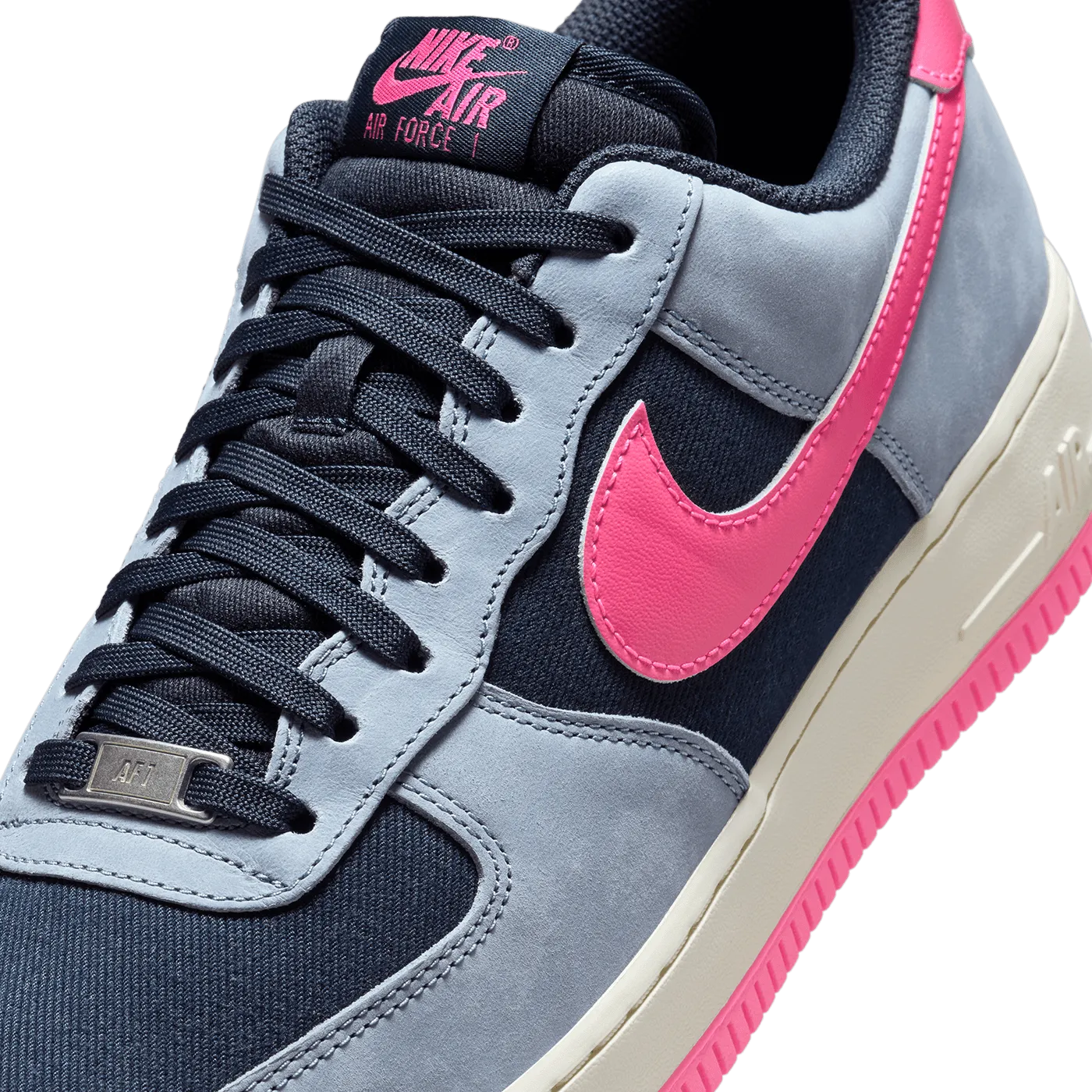 Nike Air Force 1 '07 LX 'Dark Obsidian and Pink Blast'
