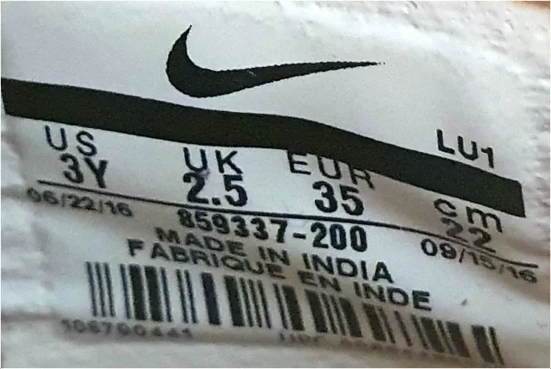 Nike Air Force 1 Mid Suede Trainers UK2.5/US3Y/EU35 859337-200 Flax/Wheat/Gum