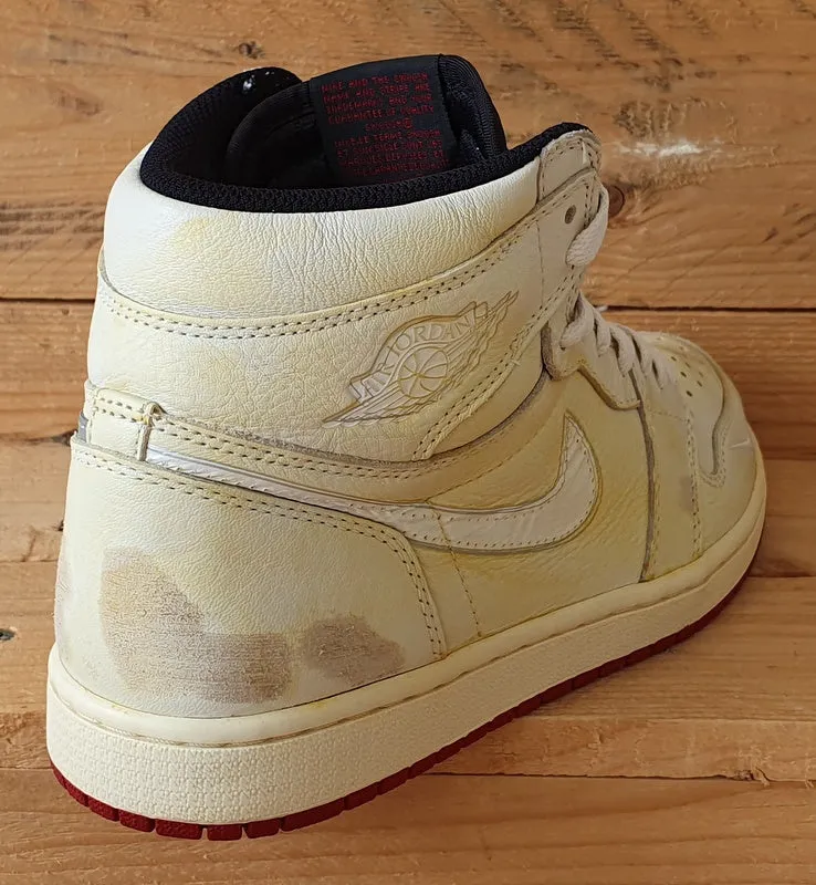 Nike Air Jordan 1 Nigel Sylvestor Leather Trainers UK7/US8/EU41 BV1803-106 Sail