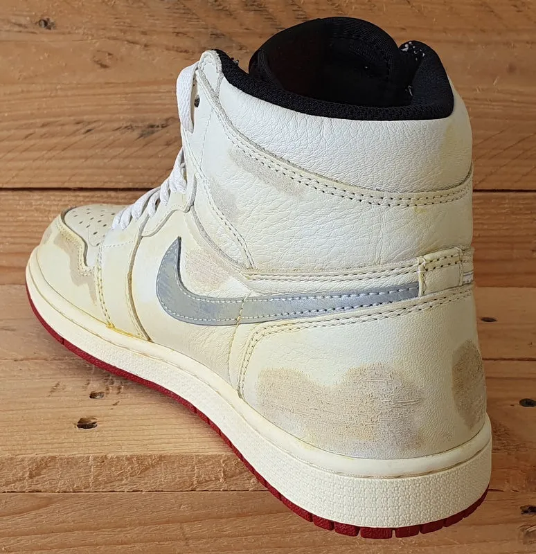 Nike Air Jordan 1 Nigel Sylvestor Leather Trainers UK7/US8/EU41 BV1803-106 Sail