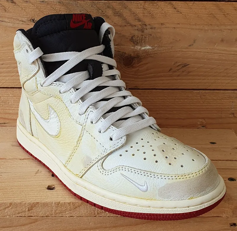 Nike Air Jordan 1 Nigel Sylvestor Leather Trainers UK7/US8/EU41 BV1803-106 Sail
