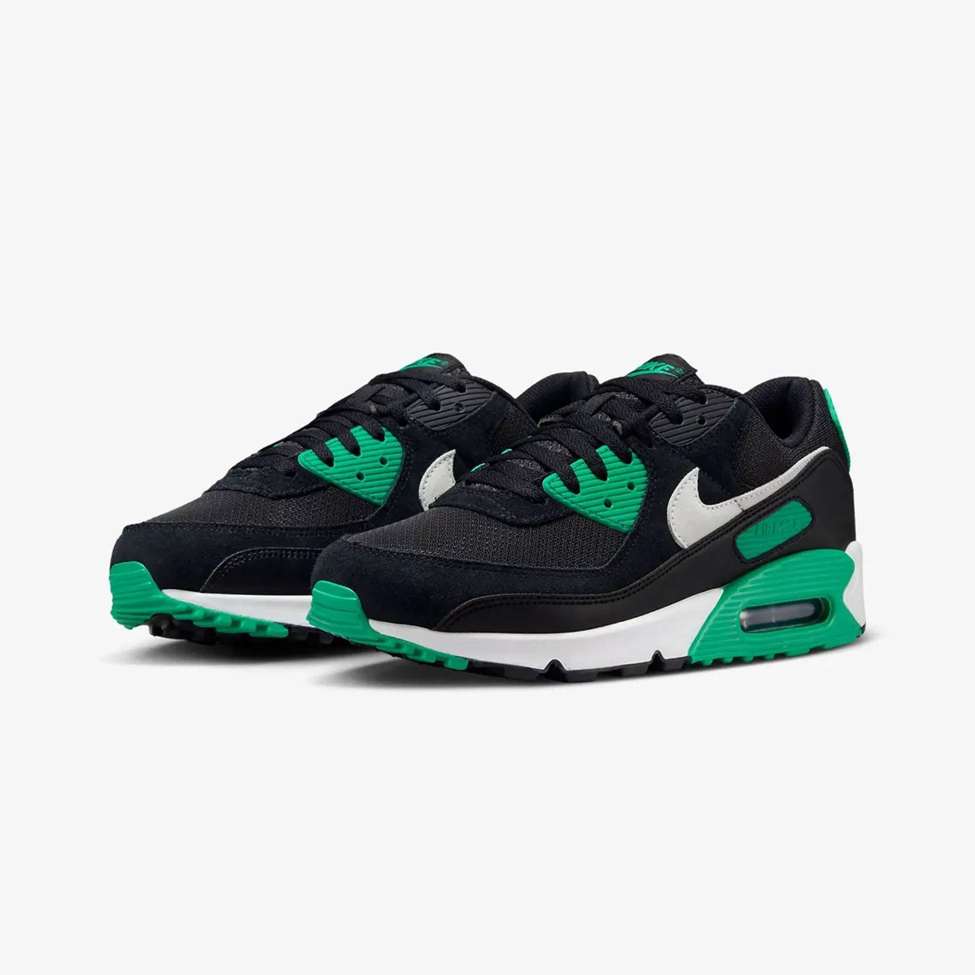 NIKE | AIR MAX 90 { BLACK/WHITE-STADIUM GREEN