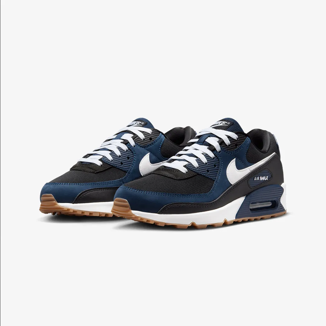 Nike | AIR MAX 90  { MIDNIGHT NAVY/WHITE-BLACK-GUM MED BROWN