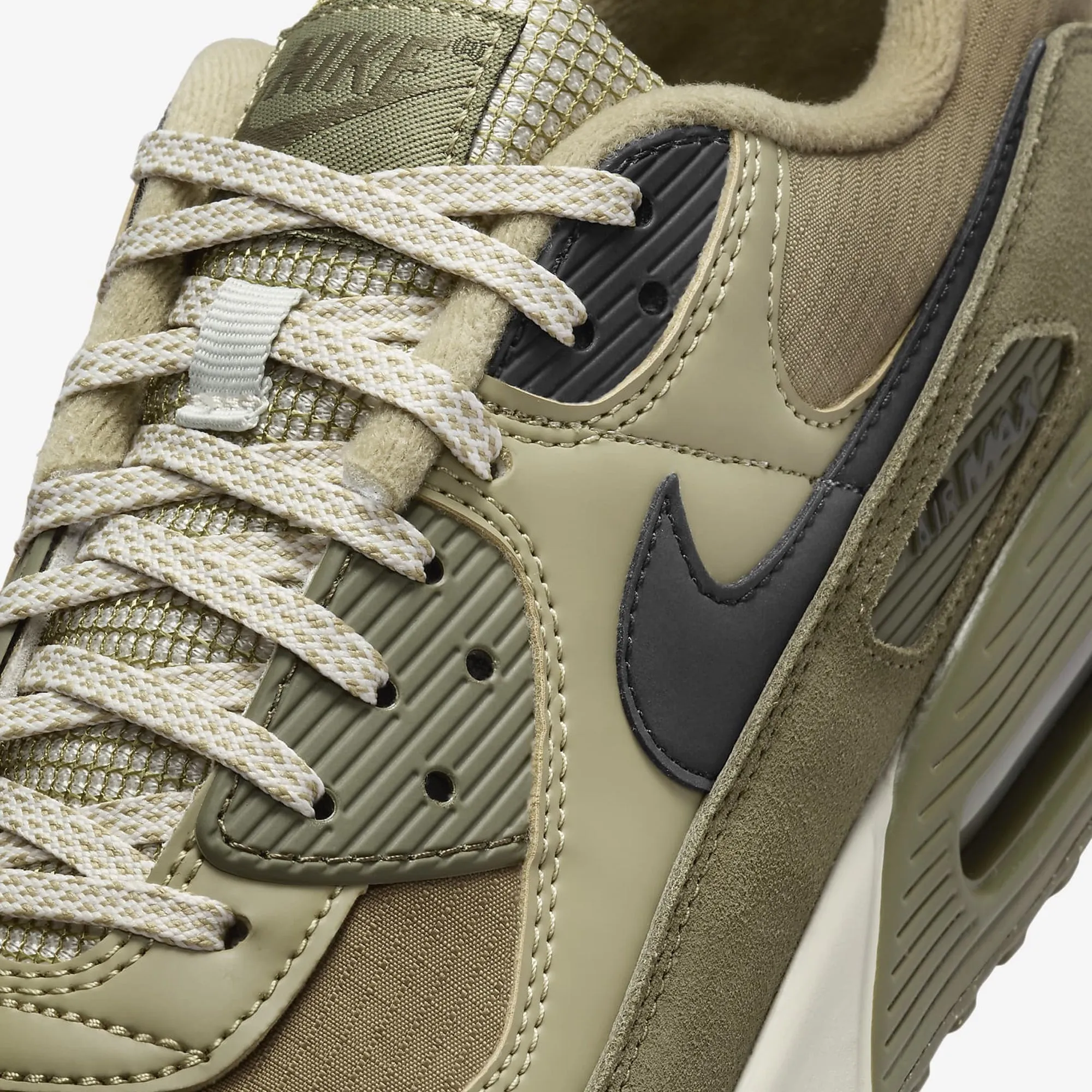 Nike | AIR MAX 90  { NEUTRAL OLIVE/BLACK-MEDIUM OLIVE