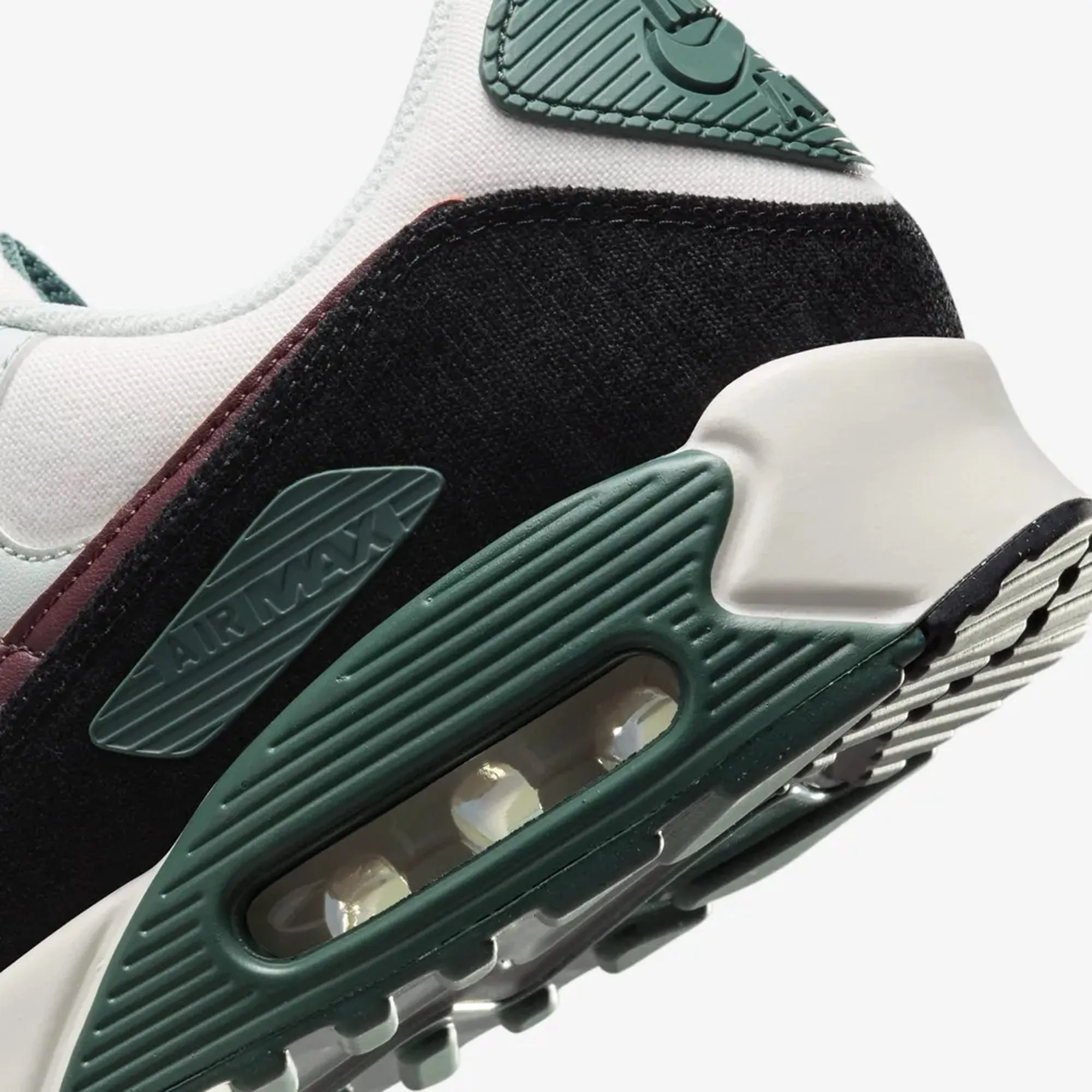 NIKE | AIR MAX 90 PRM { PHANTOM/BURGUNDY CRUSH-VINTAGE GREEN