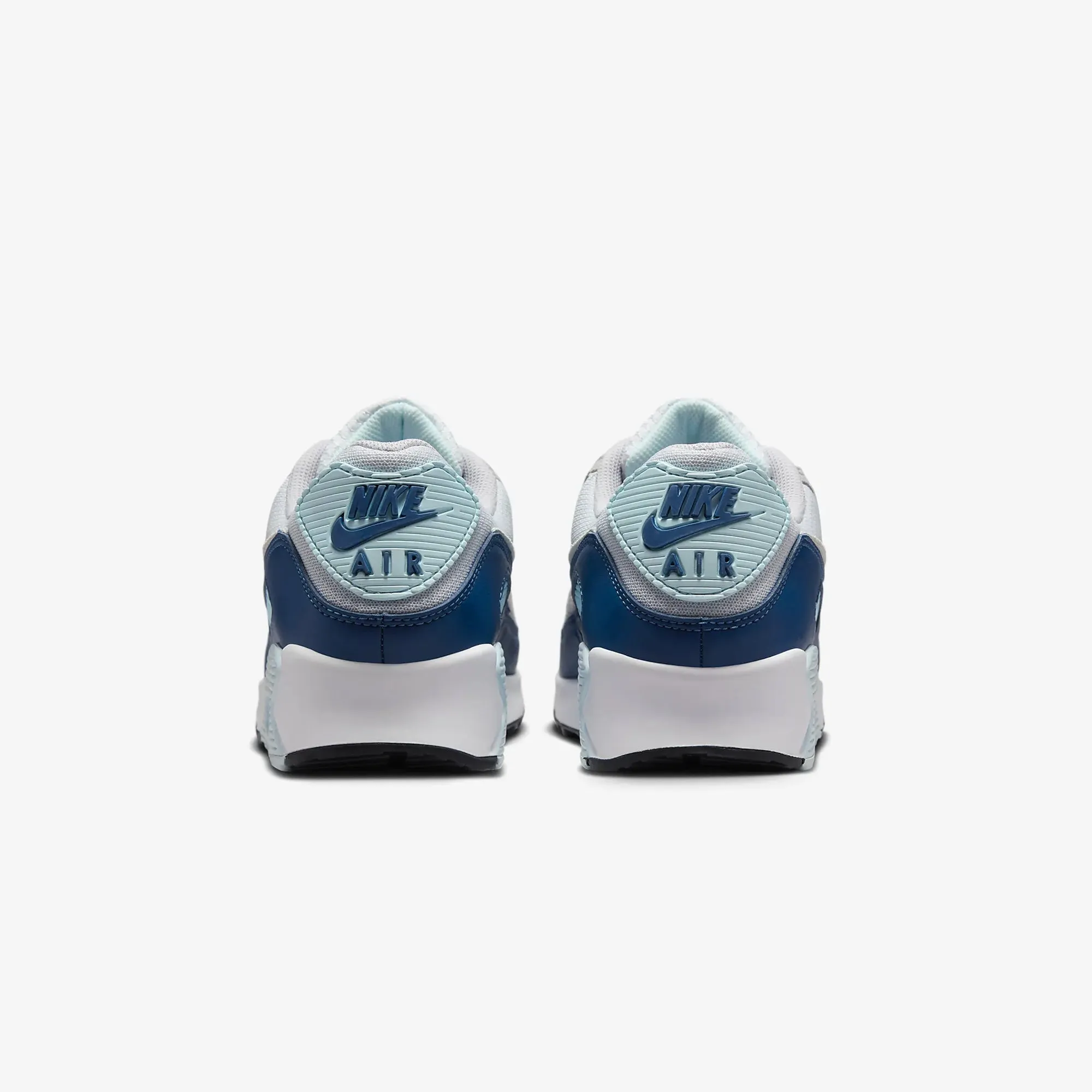 Nike | AIR MAX 90  { PURE PLATINUM/WHITE-GLACIER BLUE