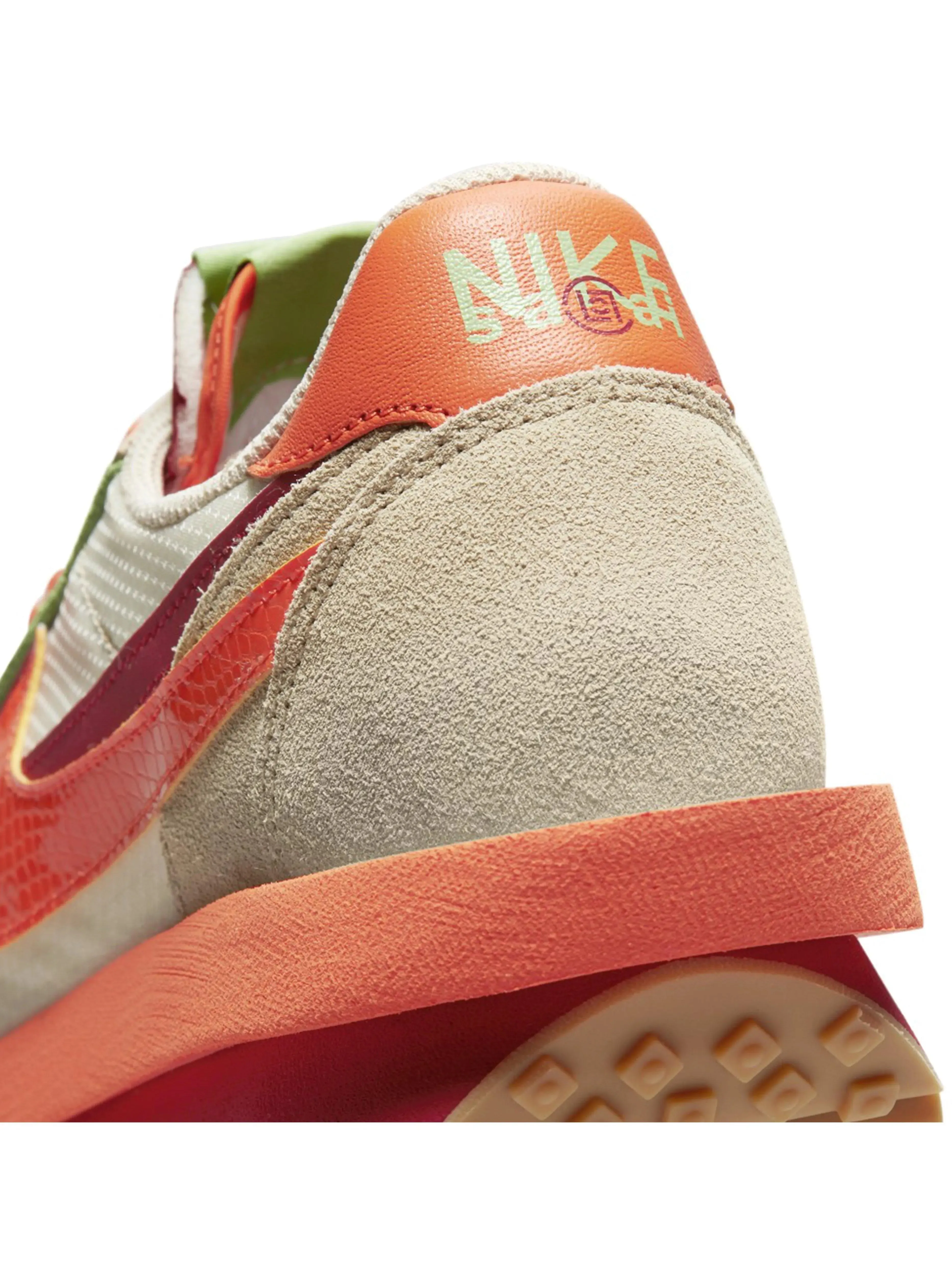 Nike LD Waffle sacai CLOT Kiss of Death Net Orange Blaze