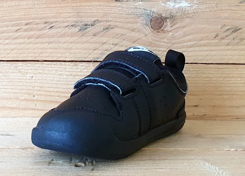 Nike Pico 5 Low Leather Kids Trainers UK6.5/US7C/EU23.5 AR4162-001 Triple Black