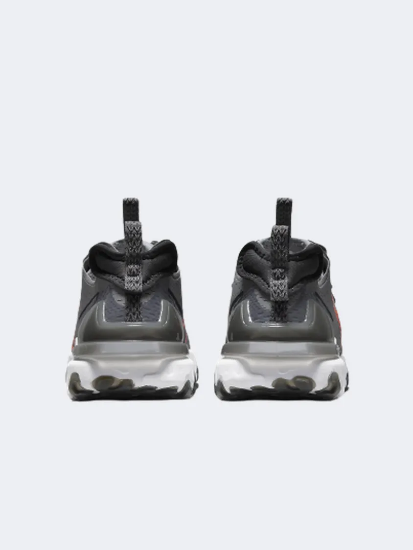 Nike React Vision Men Lifestyle Shoes Grey/Mandarin/Black