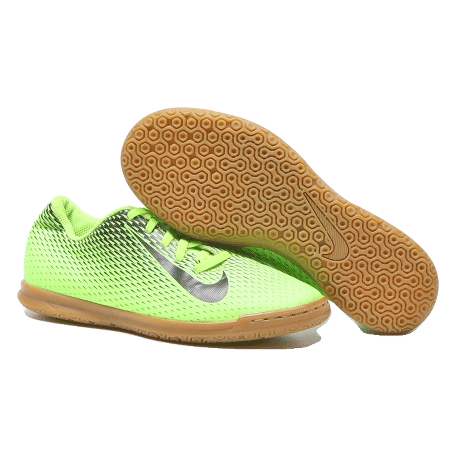 NIKE Sneaker Trainers Green Synthetic Boys UK 4.5