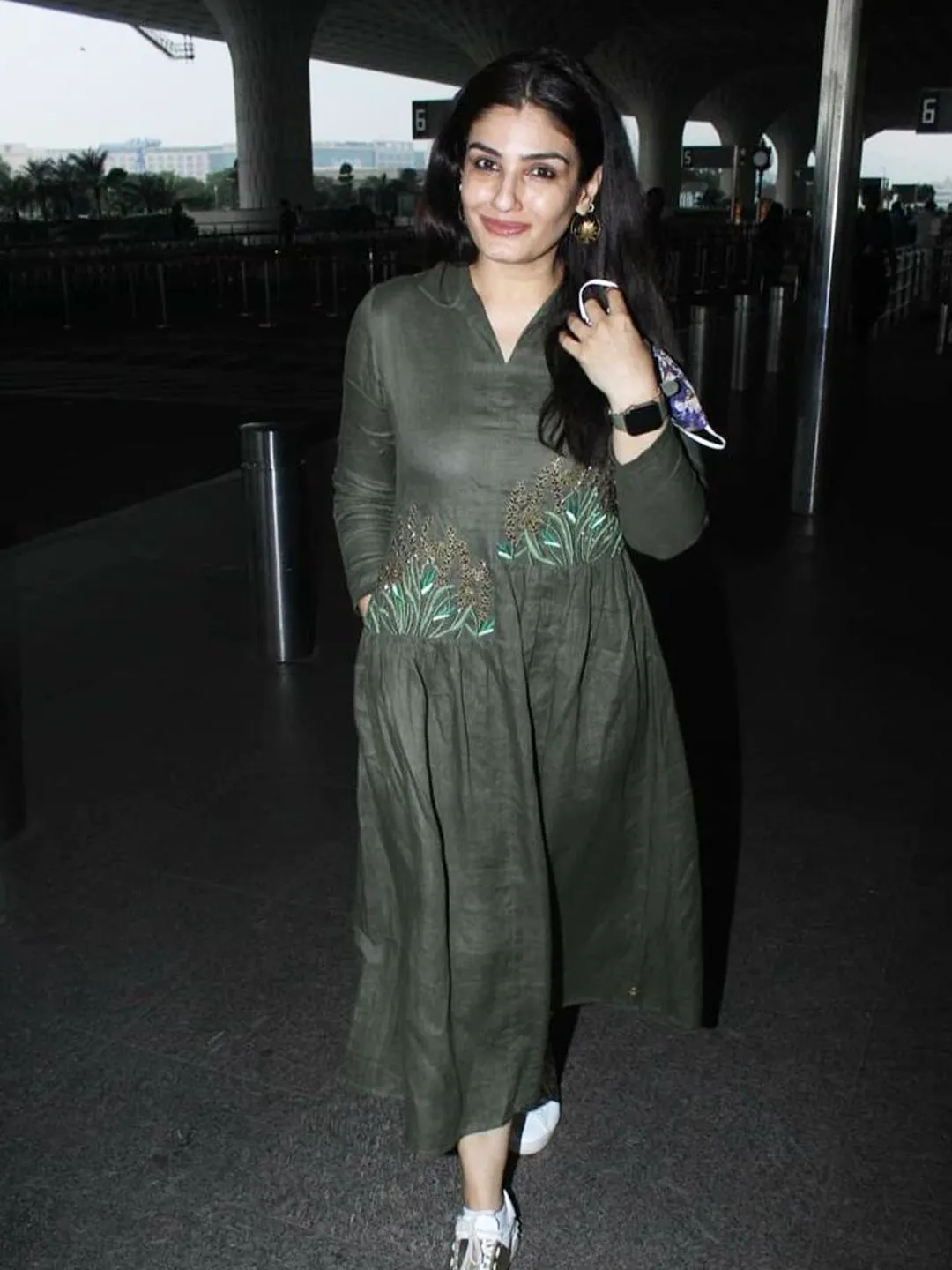 Olive Adah Gathered Dress