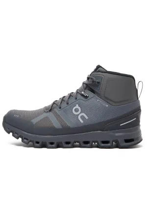 On Cloudrock Men's Waterproof Boots - Rock/Eclipse