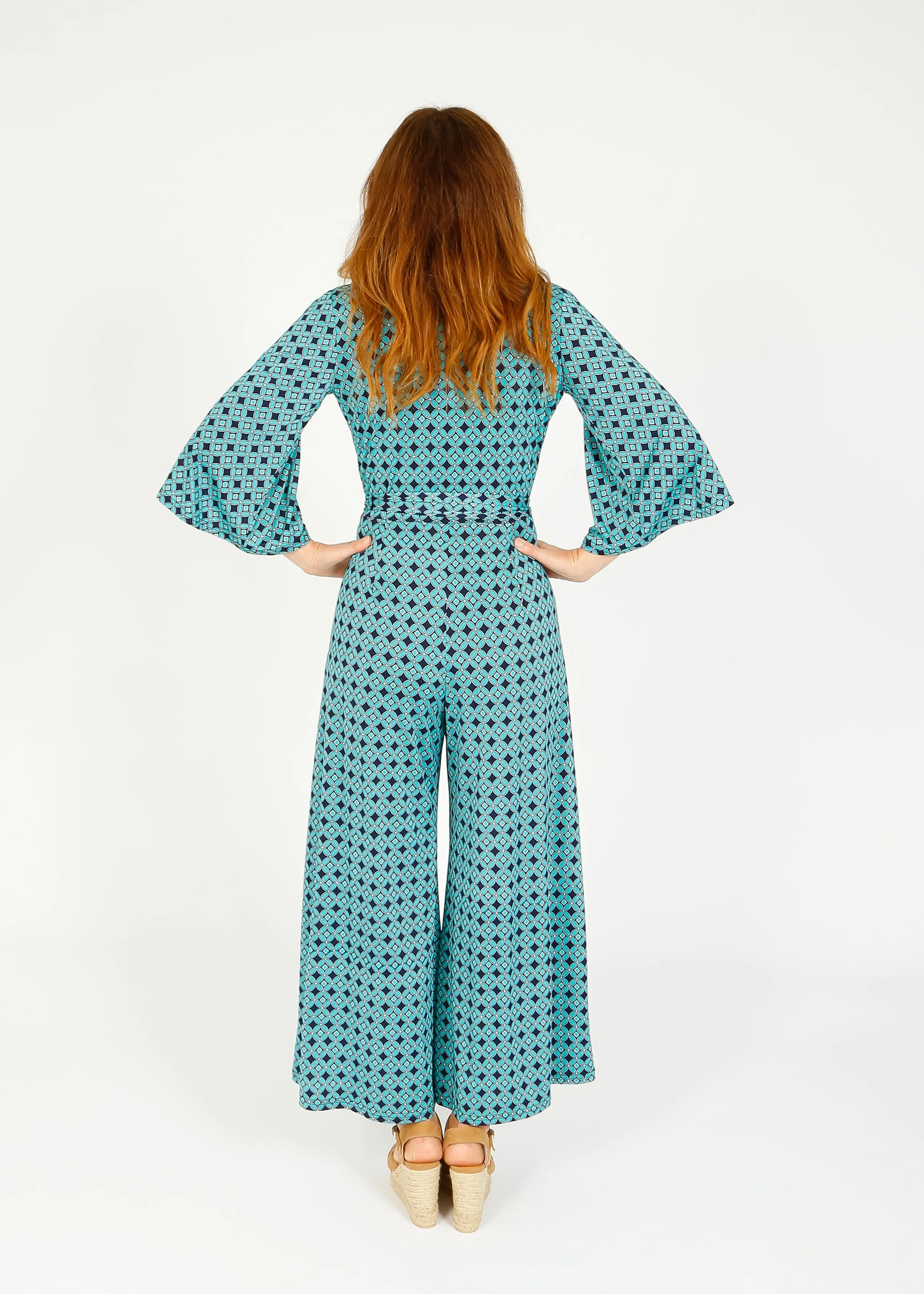 Onjenu Laurie jumpsuit in Riad Turquoise