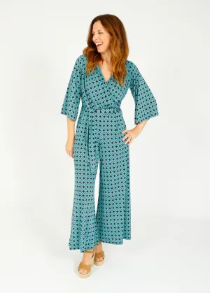 Onjenu Laurie jumpsuit in Riad Turquoise