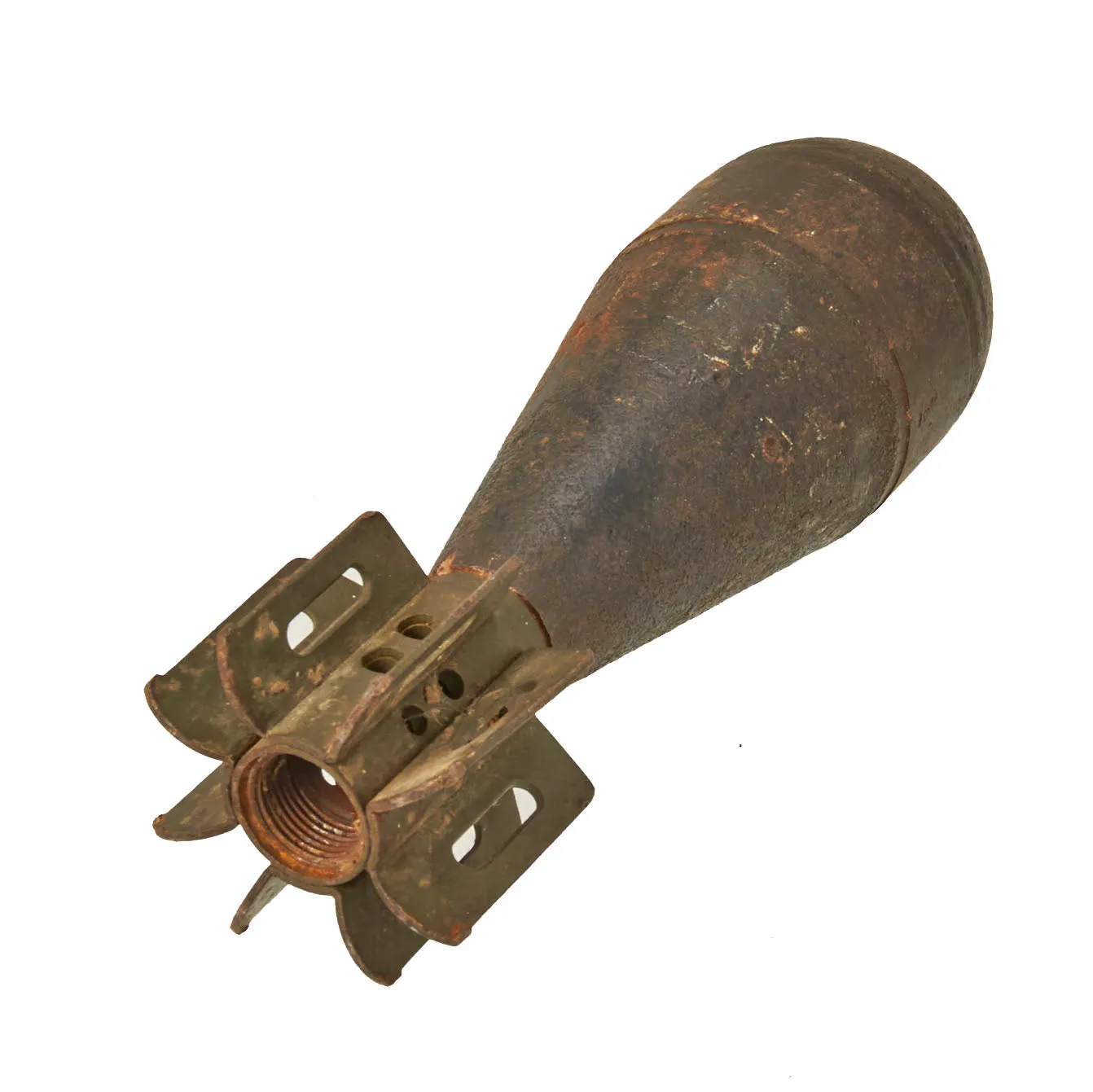 Original U.S. WWII INERT 60mm Training Mortar Round Grouping - 2 Trainers