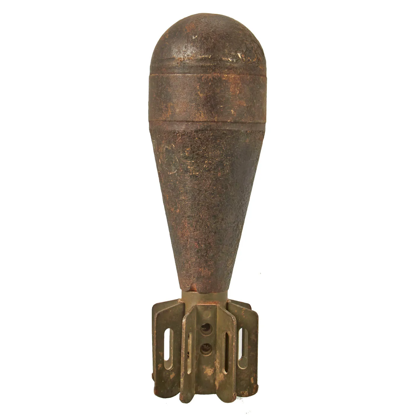 Original U.S. WWII INERT 60mm Training Mortar Round Grouping - 2 Trainers