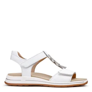 OSAKA SANDALS - WHITE LEATHER