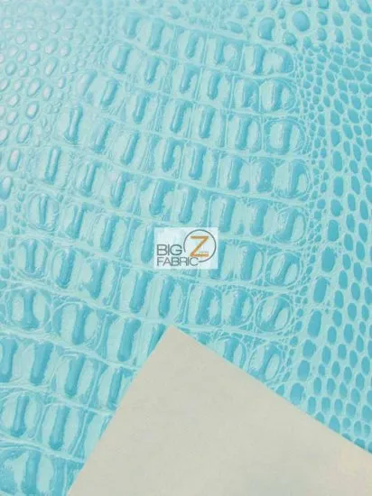 Passion Purple Crocodile Marine Vinyl Fabric / Sold By The Yard