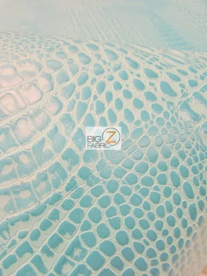 Passion Purple Crocodile Marine Vinyl Fabric / Sold By The Yard