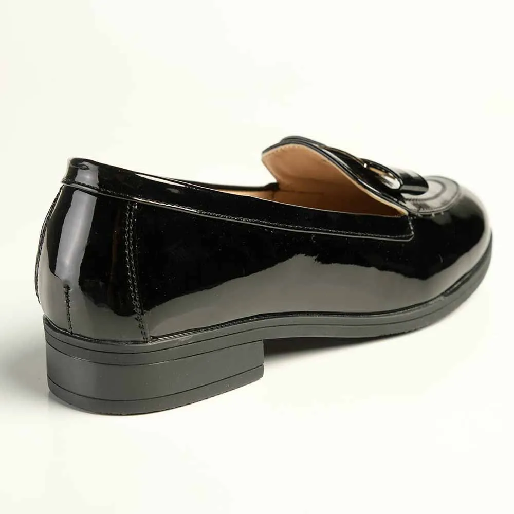 Pierre Cardin Ladies Formal Flat B2 - Black