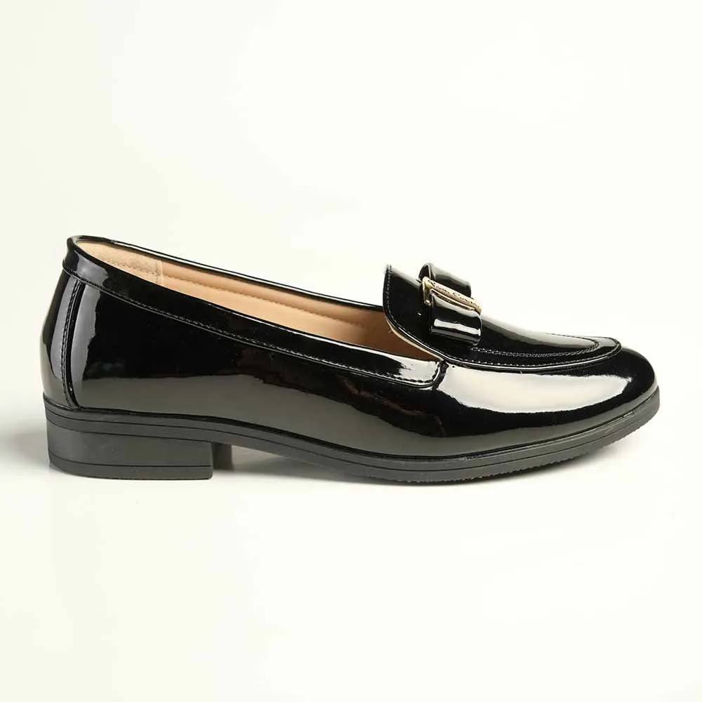 Pierre Cardin Ladies Formal Flat B2 - Black