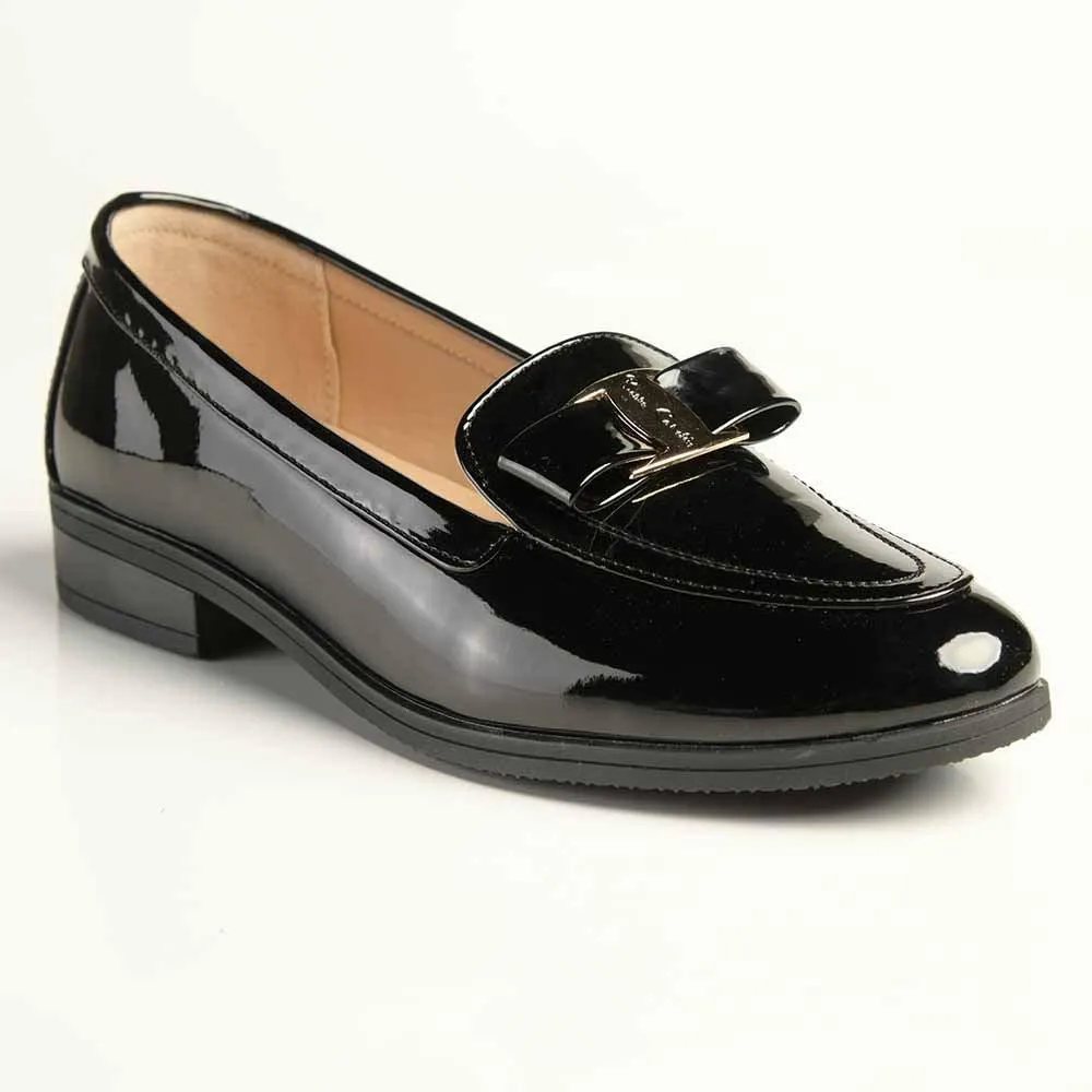 Pierre Cardin Ladies Formal Flat B2 - Black
