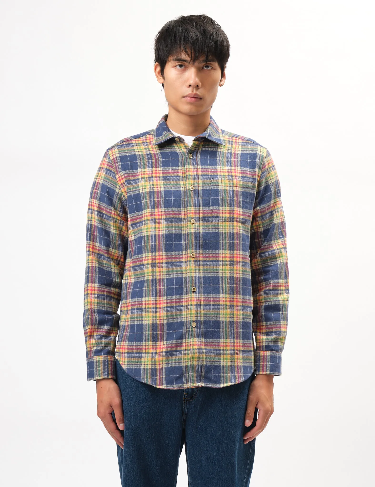 Portuguese Flannel Olissipo Shirt - Blue