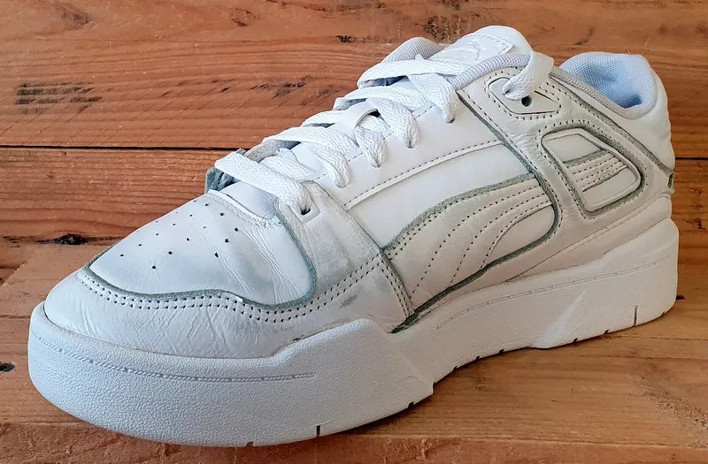 Puma Slipstream Low Leather Trainers UK9/US10/EU43 387544-02 Triple White