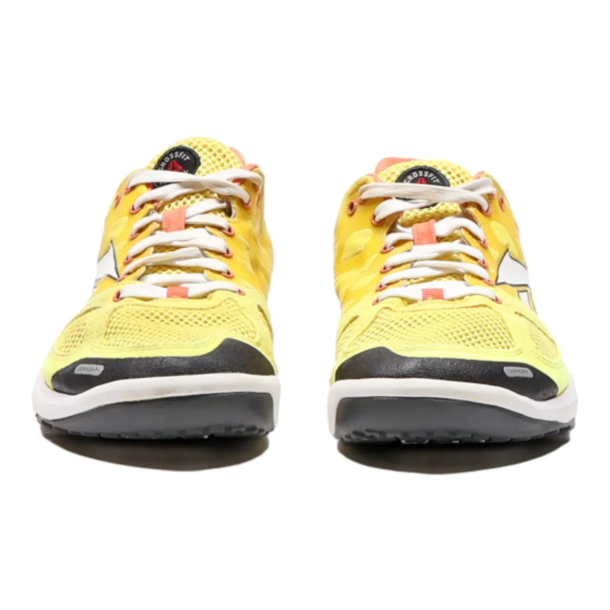 REEBOK Sneaker Trainers Yellow Synthetic Womens UK 4.5