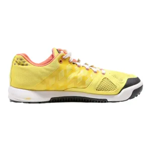 REEBOK Sneaker Trainers Yellow Synthetic Womens UK 4.5