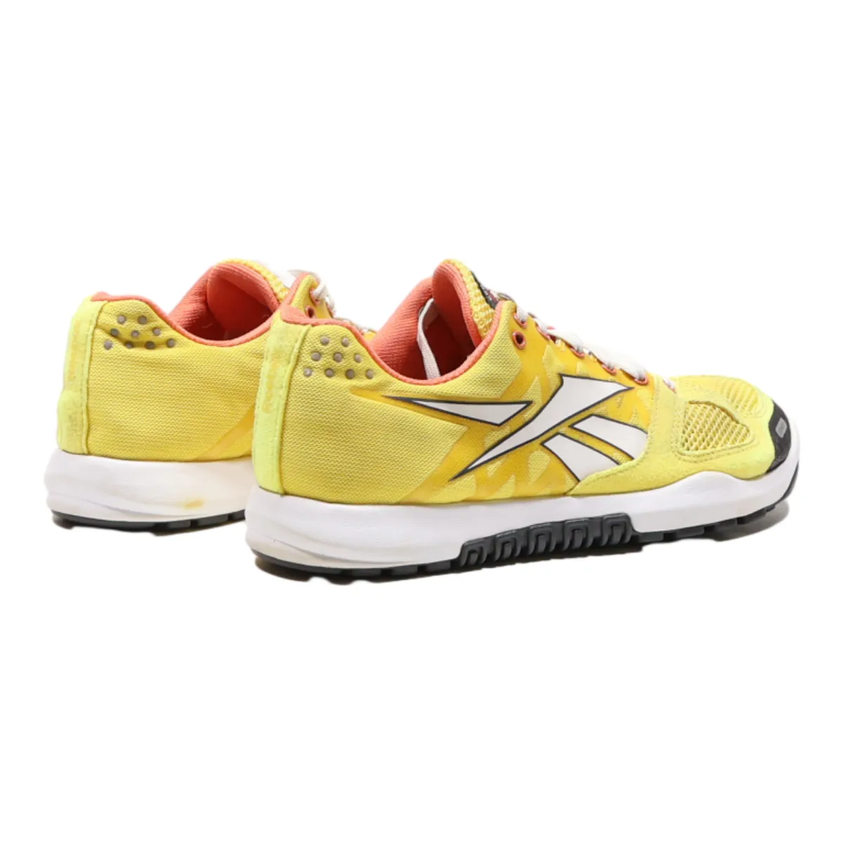 REEBOK Sneaker Trainers Yellow Synthetic Womens UK 4.5