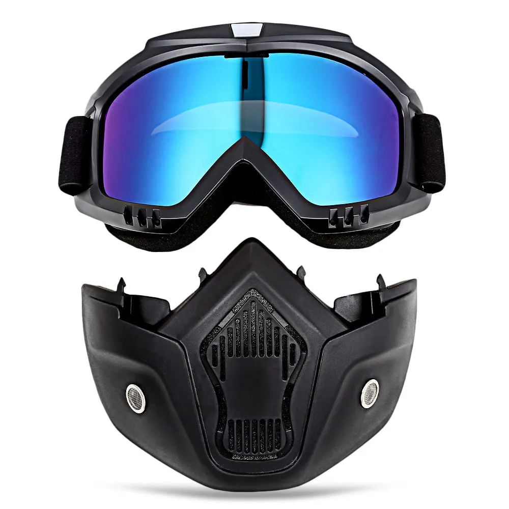 ROBESBON MT - 009 Motorcycle Goggles with Mask
