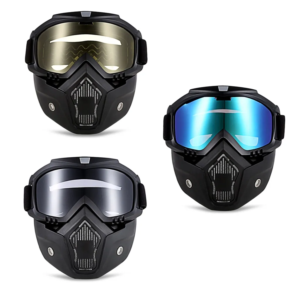 ROBESBON MT - 009 Motorcycle Goggles with Mask