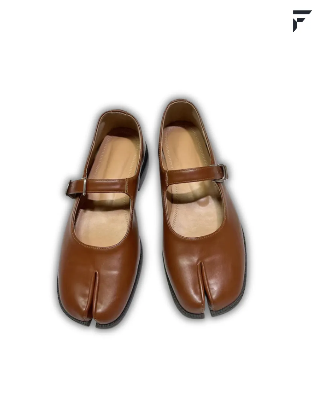 Split Toe Adjustable Strap Mary Jane Shoes