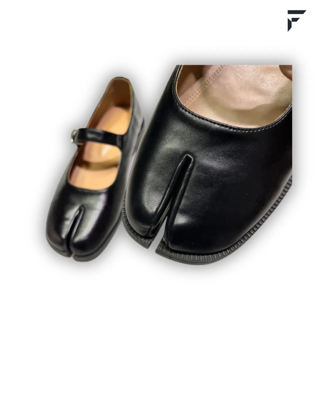 Split Toe Adjustable Strap Mary Jane Shoes