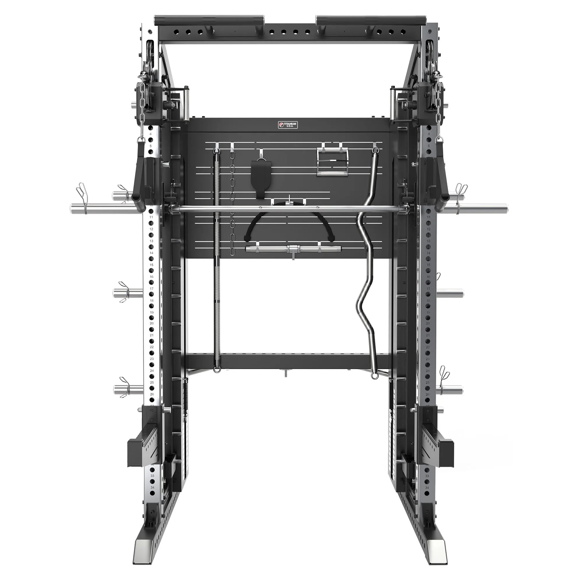 TITANIUM USA GM70 FUNCTIONAL SMITH MACHINE WITH WEIGHT STACKS