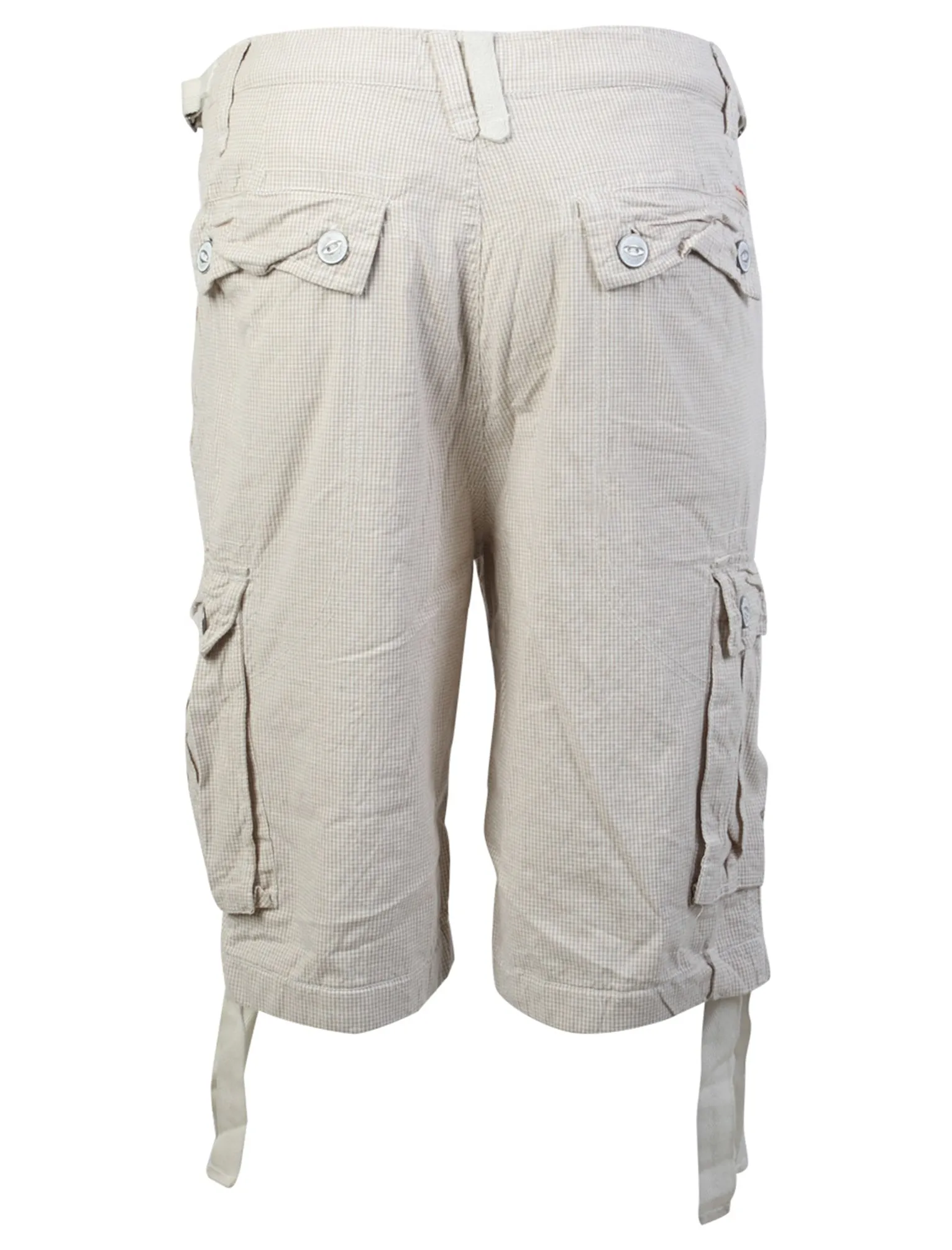 Tokyo Laundry Kei Checked Cargo Summer Shorts