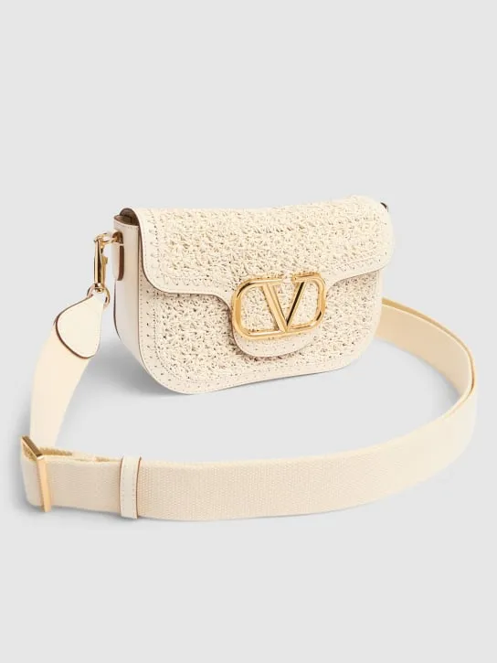 Valentino Garavani   Vlogo signature crochet shoulder bag 