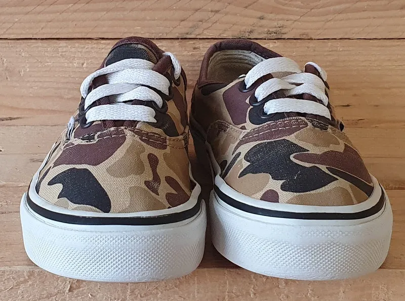 Vans Off The Wall Low Canvas Kids Trainers UK11.5/US12/EU29 721454 Camo