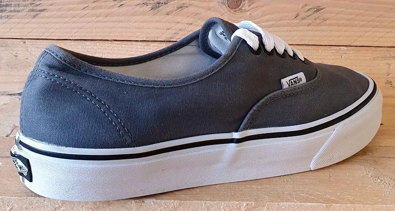 Vans Off The Wall Low Canvas Trainers UK7.5/US8.5/EU41 TC7H Charcoal/White