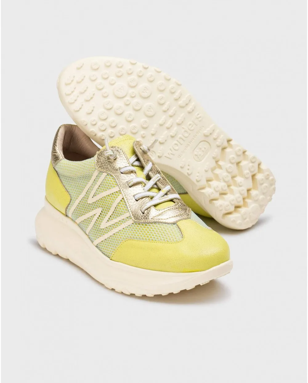 Wonders - Women's Cyber AZURE Trainers