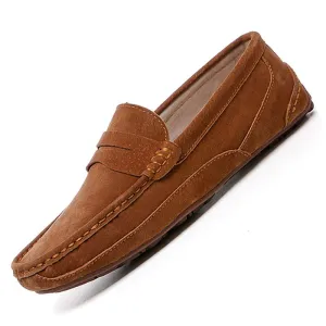 xiangtuibao Men Loafers Leather Boat Shoes Casual High Quality Korea Style Suede Handmade Moccasin Size 46 Men Shoes Free Shipping